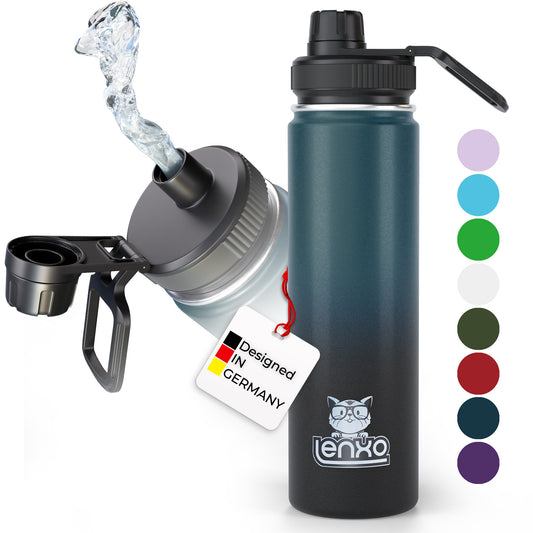 Lenxo Bottle 700 ml - Dunkelblau-Schwarz