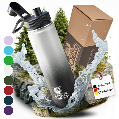 Lenxo Bottle 700 ml - Weiß-Schwarz