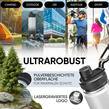 Lenxo Bottle 700 ml - Weiß-Schwarz