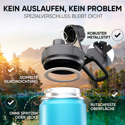 Lenxo Bottle 700 ml - Blau-Schwarz